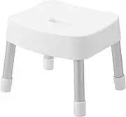 Yamazaki SH25 Magnetic Bath Chair, White, W12.4 x D10.8 x Height 9.8 inches (31.5 x 27.5 x 25 cm), Mist Mist Floating Storage, Breathable and Easy to Dry Aluminum Legs 1721