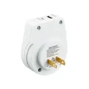 Jackson Outbound Travel Adaptor Japan, South America, including 1xUSB-A + 1xUSB-