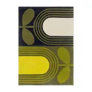 Orla Kiely Striped Tulip Rug Seagrass