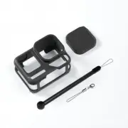 Silicone Case For insta360 Ace Pro 2 Soft Protective Shell with Lens Cap Cover