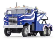 First Gear 10-4278 1:34 1953 Kenworth Bullnose Heavy-Duty Blue & White Wrecker