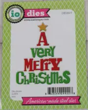 Impression Obsession A Very Merry Christmas Die Cut, DIE360-T