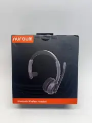 NUROUM Wireless Headset with Mic for Work, Bluetooth Headset with