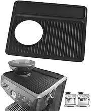 Tamping Mat Compatible with Breville 870/880, Espresso Countertop Mat Compatible with Espresso Machine Accessories(Black)