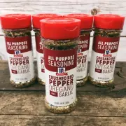 McCormick All Purpose Seasoning Crushed Red Pepper Oregano & Garlic 3.62 Oz X5