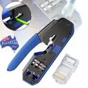 RJ45 EZ Crimper Cat5e 6 7 HD Network Connector Crimping LAN Tool VH
