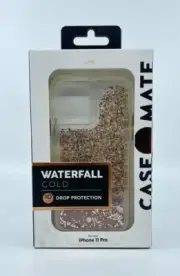 Case-Mate Clear Waterfall Glitter Twinkle Case for iPhone 11 Pro (5.8") Rose
