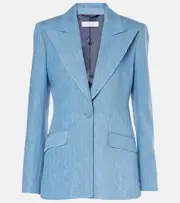 [Gabriela Hearst] Gabriela Hearst Leiva denim blazer AU 10 blue