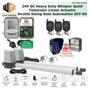 APC Double Swing Gate Opener 24v LV Kit With 3 Remotes, Keypad, Push Button