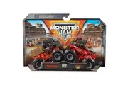 Monster Jam, Official Lumberjack Vs. Axe Die-Cast Monster Trucks, 1:64 Scale, Kids Toys for Boys Ages 3 and up