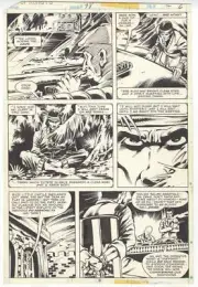 Master of Kung Fu #78 pg 6 Original Comic Art by Mike Zeck - Shang Chi