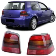 OE Look Red Smoked Tail Ligths For VW Golf IV MK4 Hatchback Rear lamps assebly (for: Volkswagen)