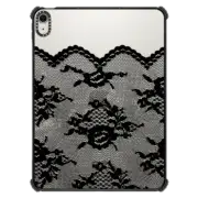 iPad Air 11-inch (M2/M3) iPad Impact Case Black Romantic Lace Transparent