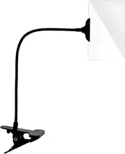 AwObEpl Clip On Magnifier,Clip on Screen Magnifying Glass,Desktop Magnifying Glass,Reading Magnifier,Adjustable 5X Magnifying Glass,Large View Clip On Magnifying Glass for Reading Books Crafts