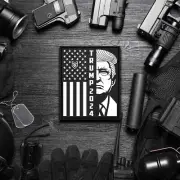 Trump 2024 Flag PVC Morale Patch