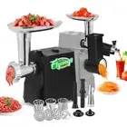 Meat Grinder Electric 9-In-1 Grinder 1700W For Meat with Attachments Sausage ...