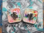 Cactus Custom Screwback Leather Craft Conchos, Bling tack: Geared 4 Life Conchos
