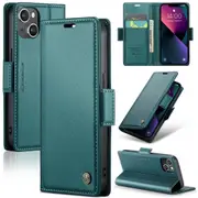 CaseMe iPhone 13 mini Folio Wallet Case Cover Apple Side Closure 13mini [Teal Green]