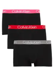 Calvin Klein Logo Jersey Trunks - set of Three - Black - S S