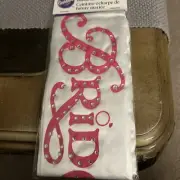Wilton Bride To Be Sash White W/Pink Letters & Rhinestones ￼￼ Bachelorette, ￼￼￼