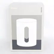 Sonos Sub Mini Wireless Subwoofer White Sealed enclosure cabinet