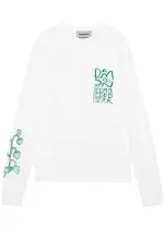 Damson Madder Logo-print Cotton top - White - 12 (UK12 / M) 12 (UK12 / M)