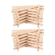 24 Pack Wood Display Easel Wood Easels Set For Paintings Craft Small3331