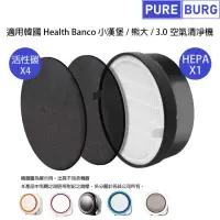 在飛比找momo購物網優惠-【PUREBURG】適用韓國Health Banco小漢堡/