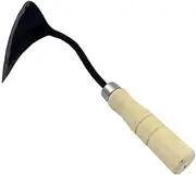 Hand Plow Wooden Short Handle Hoe Korean Style Traditional Garden Digger Tool Garden Tools Digger for Better Seedling