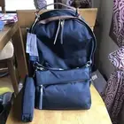 Tommy Bahama Backpack Black Brown 3 Pc Set Crossbody Bag And Pencil Case NWT