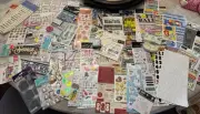 Craft Lot For Junk Journals, Scrapbooking, Paper Crafting, Mixed Media 40+ Items