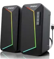 Soulion R40 RGB Speakers for Laptop/Desktop USB Powered 3.5 Aux/ Bluetooth 5.3
