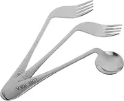 SAFIGLE 1Set Ergonomic Angled for Self Feeding Tableware for Elderly Care Lightweight Design for Patients Bed