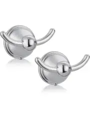 FILTA Bathroom Towel Hooks, Polished Chrome Robe & Towel Hooks for Bathroom Wall