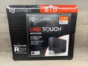 Seagate One Touch 8 TB Hub Desktop External Hard Drive HD USB-C USB 3.0 Ports