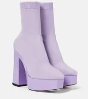 [Jimmy Choo] Jimmy Choo Giome sock ankle boots AU 9 purple