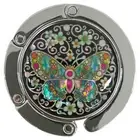 Mother of Pearl Handbag Hanger Foldable Table Purse Hook Caddy Holder