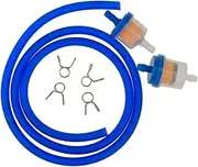 Mellisso Gas Fuel Filter Hose Tube Line with Clips for Chinese GY6 50Cc 150Cc 139QMB 157QMJ Scooter ATV Motorcycle Parts