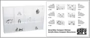 Lego Figures Sammelvitrinen Acrylic 12x 85x75x42 mm Safe 5258 Compact