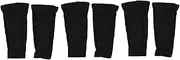 OHPHCALL 3sets Sturdy Soccer Shin Guard Sleeves Elastic Calf Socks Breathable Design for Men's Shin Guards Protection 2pcs*3