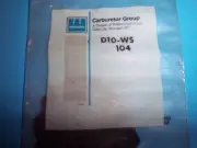 NEW OEM WALBRO GASKET AND DIAPHRAGM KIT D10WS