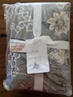 POTTERY BARN Bloom Floral Sateen Duvet Cover-King/CKing-Green-NWT