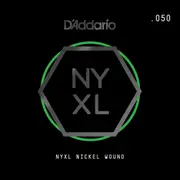 D'Addario NYXL Nickel Wound Electric Guitar Single String, .050