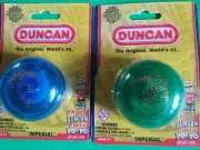 DUNCAN YOYO SET OF 2 IMPERIALS,GREEN,BLUE NEW