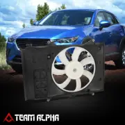 Fits 2016-2022 Mazda CX3 2.5L Engine Radiator Cooling Fan Assembly Factory Style (for: Mazda)