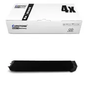 4x Toner for Sharp MX 2010 2310 2614 3111 3114 U F N MX-23 Gtba MX23GTBA Black