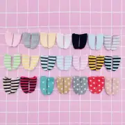 Accessories Clothing Patterned Striped Socks for 1:12 Scale Doll OB11 Obitsu