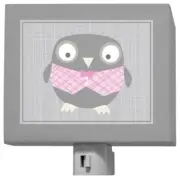 NEW Oopsy Daisy Night Light "Happy Owl" Canvas Wall 5" x 4" inches WO36