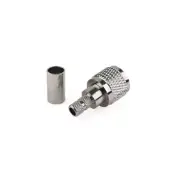 5x mini UHF male plug crimp for RG58 LMR195 RG142 cable straight RF connector