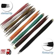 EYEBROW TWEEZER DOUBLE WAY PLUCKER PULLER TWEEZER SLANT/POINTED TIP HAIR REMOVEL